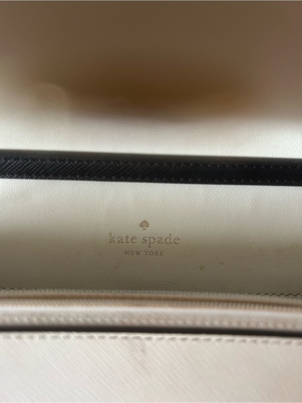Kate Spade Two-Tone Brown & Cream - gold Chain Strap Crossbody - Picture 7 of 12